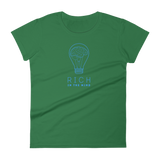 Women's RICHINTHEMIND/ brainbulb short sleeve t-shirt