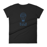 Women's RICHINTHEMIND/ brainbulb short sleeve t-shirt