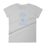 Women's RICHINTHEMIND/ brainbulb short sleeve t-shirt
