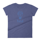 Women's RICHINTHEMIND/ brainbulb short sleeve t-shirt