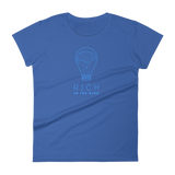 Women's RICHINTHEMIND/ brainbulb short sleeve t-shirt