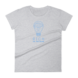Women's RICHINTHEMIND/ brainbulb short sleeve t-shirt