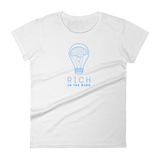Women's RICHINTHEMIND/ brainbulb short sleeve t-shirt