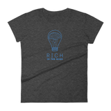 Women's RICHINTHEMIND/ brainbulb short sleeve t-shirt