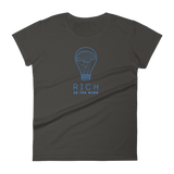Women's RICHINTHEMIND/ brainbulb short sleeve t-shirt
