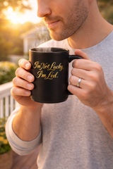 Im Not Lucky, Im Led. A Faith-Driven Luxury Mug for the Guided