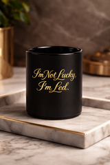 Im Not Lucky, Im Led. A Faith-Driven Luxury Mug for the Guided