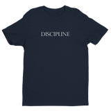 "DISCIPLINE" Men's Fitted Short Sleeve T-shirt