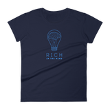 Women's RICHINTHEMIND/ brainbulb short sleeve t-shirt