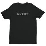 "DISCIPLINE" Men's Fitted Short Sleeve T-shirt