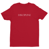 "DISCIPLINE" Men's Fitted Short Sleeve T-shirt